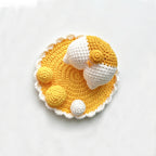 Crochet duck desk accessory, side angle | Knoblom