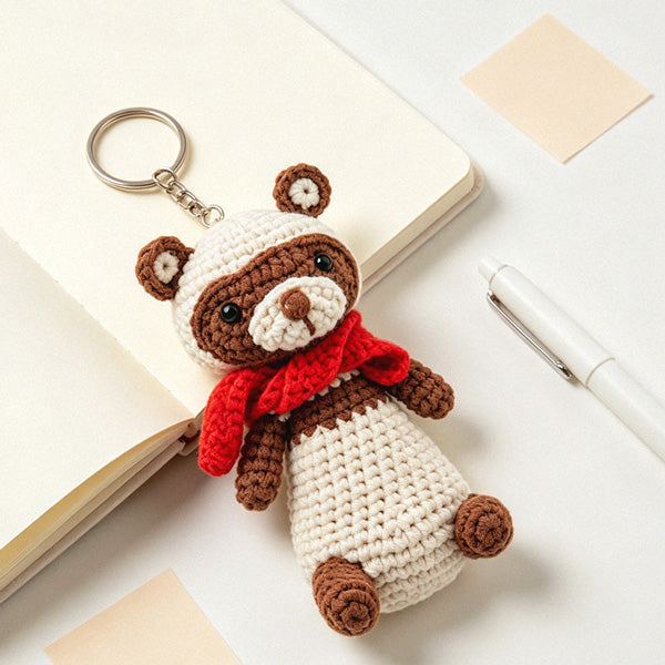 Handmade crochet bear, perfect gift for all ages | Knoblom