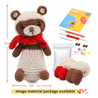 Crochet Bear Keychain & Doll